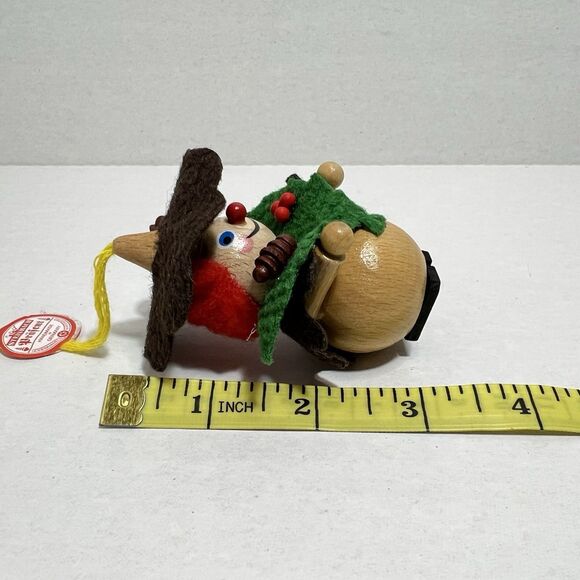 Steinbach PINECONE LADY Vintage LEAVES Wooden German Christmas Ornament - Picture 11 of 11